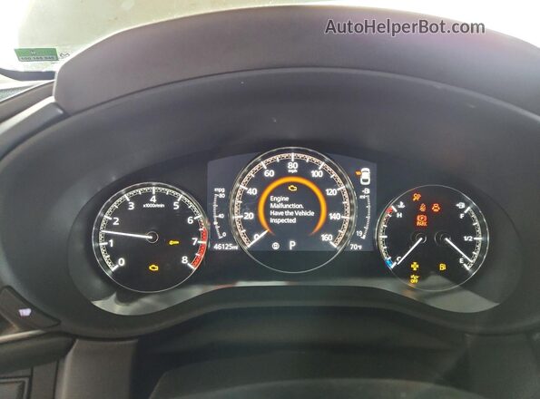 3MVDMBDL4NM403715 2022 MAZDA CX-30 White Widok zestawu wskaźników