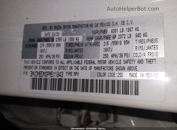 3MVDMBDM0PM511843 2023 MAZDA CX-30 Black 
