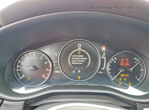 3MVDMBDY2SM761337 2025 MAZDA CX-30 Red Instrument cluster view