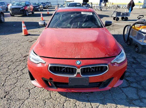 3MW23CM00N8C37464 2022 BMW 2 SERIES Red Դիմացի տեսք