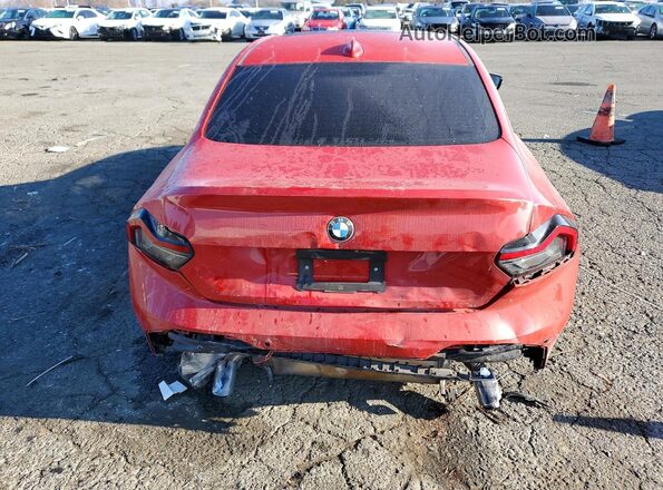 3MW23CM00N8C37464 2022 BMW 2 SERIES Red Հետևի տեսք
