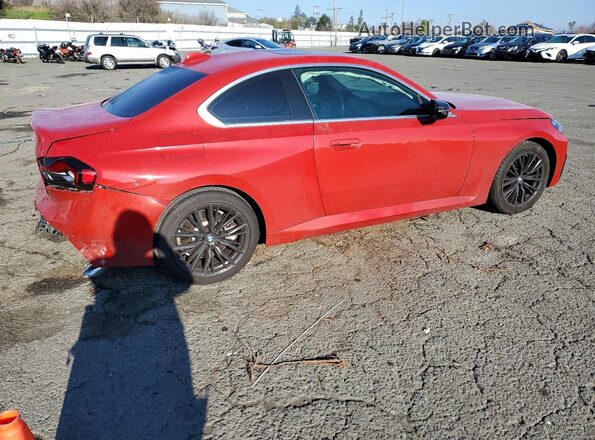3MW23CM00N8C37464 2022 BMW 2 SERIES Red Հետևի աջ