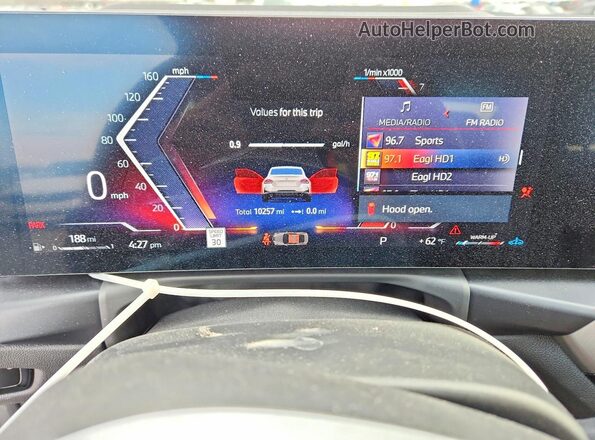 3MW23CM01S8F09189 2025 BMW 2 SERIES Белый Вид щитка приборов