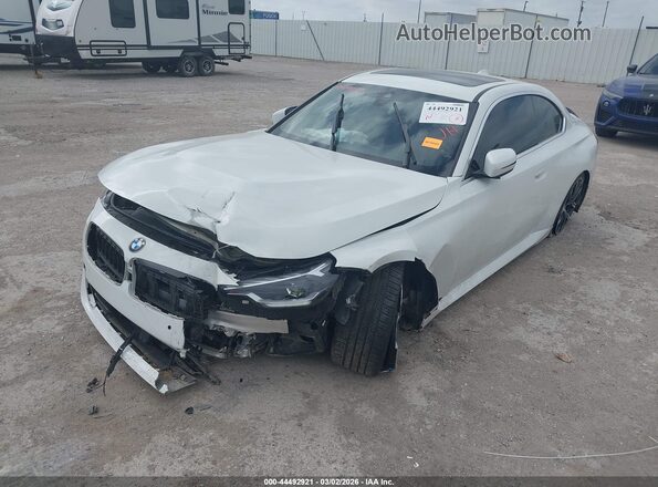 3MW23CM03N8C33814 2022 BMW 2 SERIES White Przód lewy