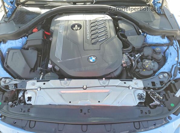 3MW43CM05T8F99702 2026 BMW M2 Синий Вид задней части салона