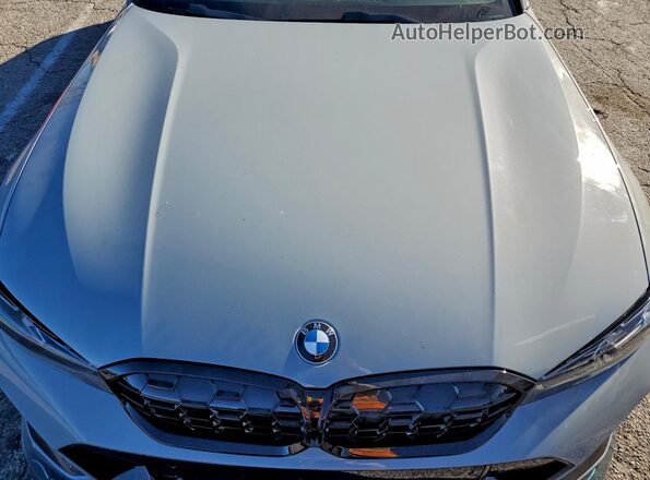 3MW49FF0XR8E23072 2024 BMW M3 Gray Rear interior view