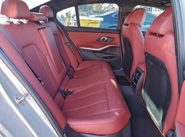 3MW49FF0XR8E23072 2024 BMW M3 Gray Rear seats view