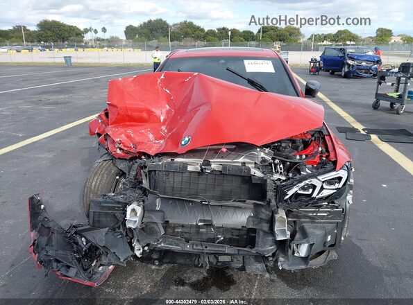 3MW49FS09R8E44761 2024 BMW M3 Red Vista del cuadro de instrumentos