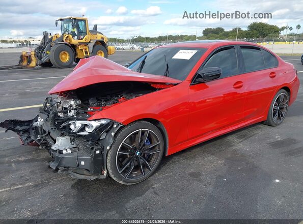 3MW49FS09R8E44761 2024 BMW M3 Red Vista tres cuartos delantera izquierda