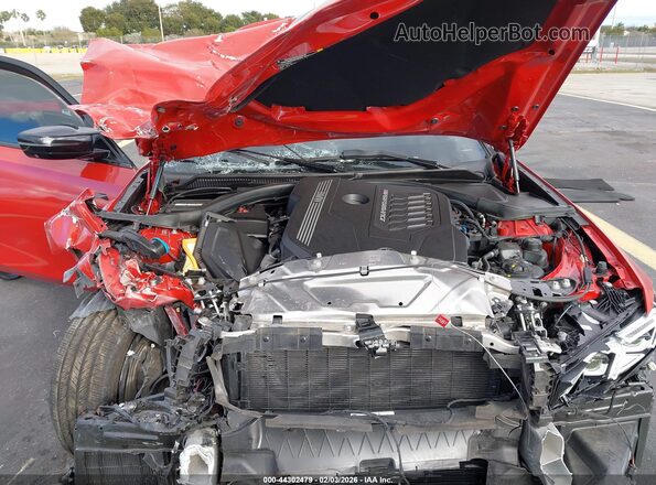 3MW49FS09R8E44761 2024 BMW M3 Red Vista trasera