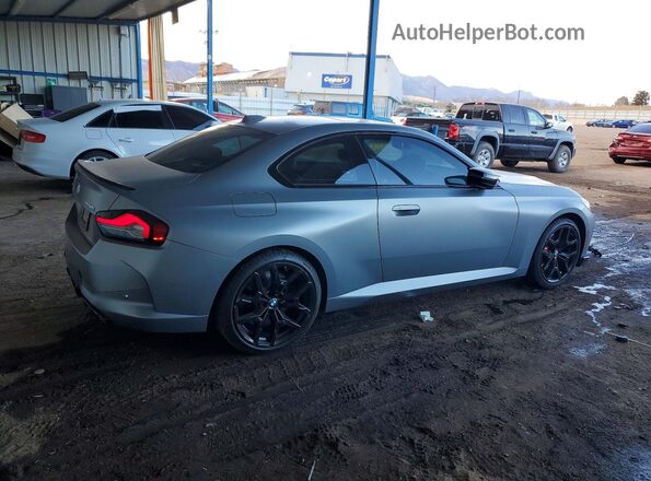 3MW53CM00S8F18348 2025 BMW M2 Gray Հետևի աջ