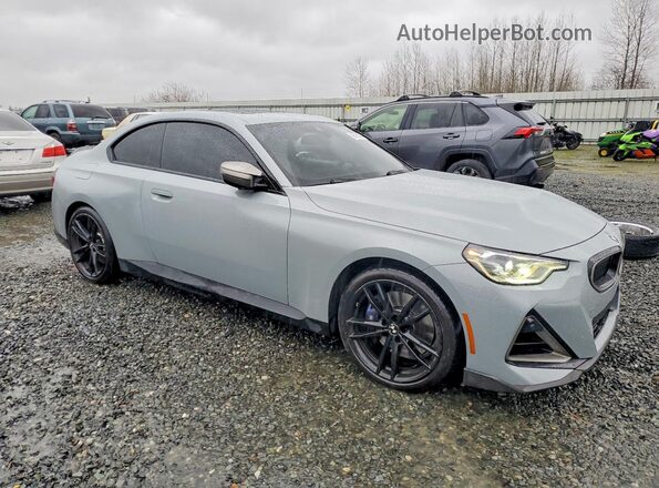 3MW53CM07P8D06165 2023 BMW M2 Серый Передняя правая четверть