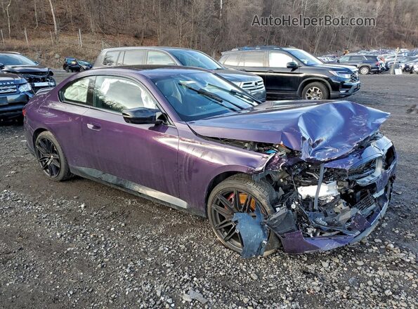 3MW53CM07R8E36935 2024 BMW M2 Purple Delantero derecho