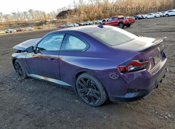 3MW53CM07R8E36935 2024 BMW M2 Purple Trasero izquierdo