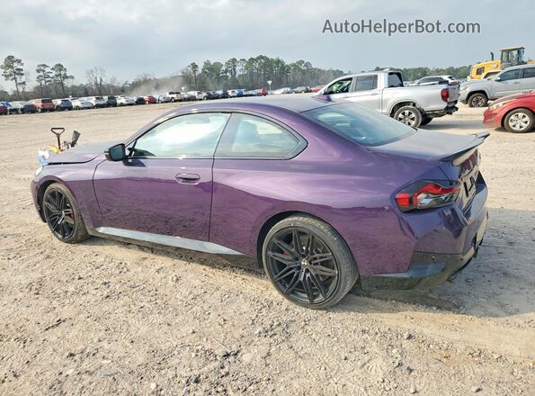 3MW53CM07R8E36935 2024 BMW M2 Purple უკანა მარცხენა