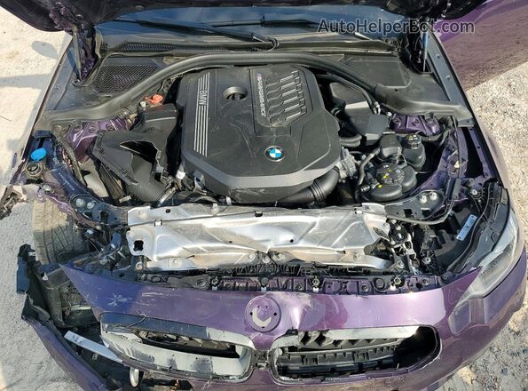 3MW53CM07R8E36935 2024 BMW M2 Purple უკანა სალონის ხედი