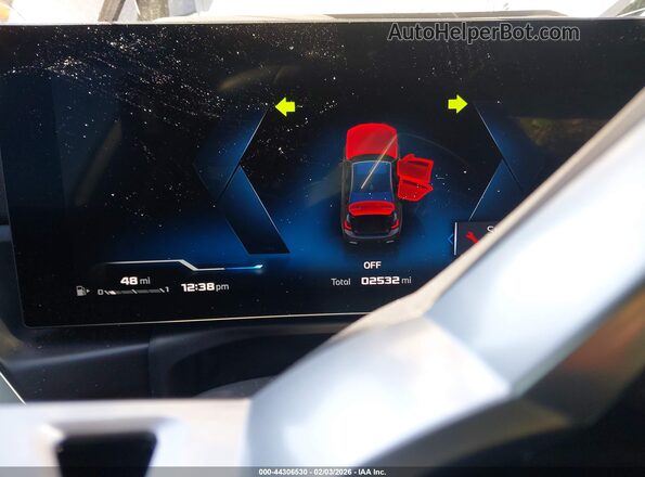 3MW59FT08T8G04848 2026 BMW M3 Black Widok tylnych siedzeń