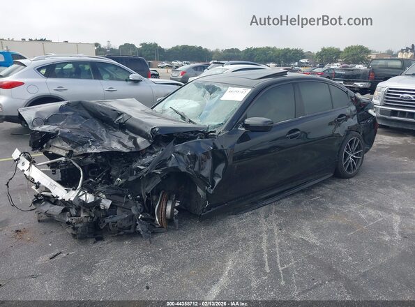 3MW5R1J02L8B11544 2020 BMW 3 SERIES Черный Передняя левая четверть