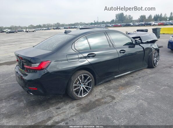 3MW5R1J02L8B11544 2020 BMW 3 SERIES Черный Задняя правая четверть