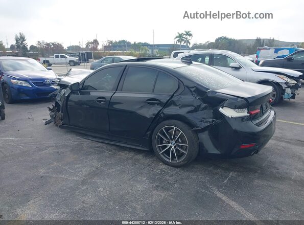 3MW5R1J02L8B11544 2020 BMW 3 SERIES Черный Задняя левая четверть