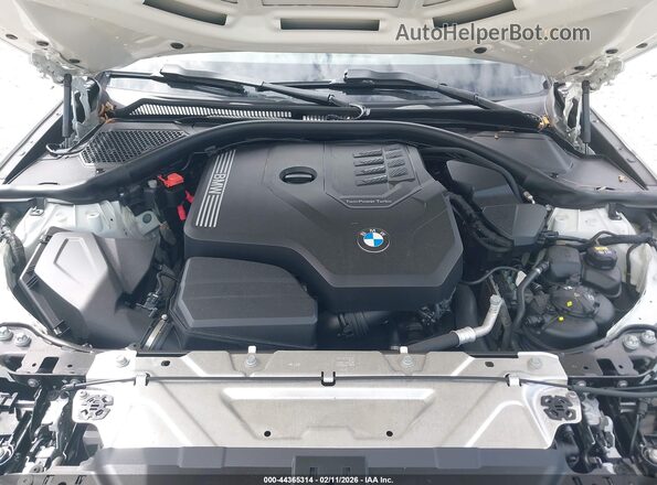 3MW5R1J06N8C27221 2022 BMW 3 SERIES White Вид ззаду