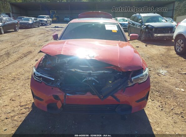 3MW5R1J07M8C04691 2021 BMW 3 SERIES Red Widok z przodu