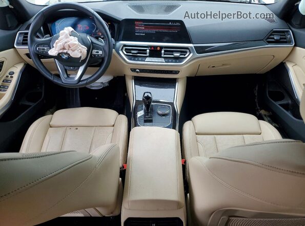 3MW5R1J09N8C39282 2022 BMW 3 SERIES White Dashboard view