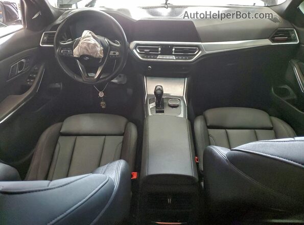 3MW5R7J03M8B82479 2021 BMW 3 SERIES Black Vista del salpicadero