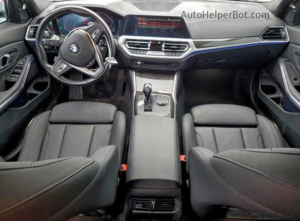 3MW5R7J05L8B19513 2020 BMW 3 SERIES White Widok deski rozdzielczej