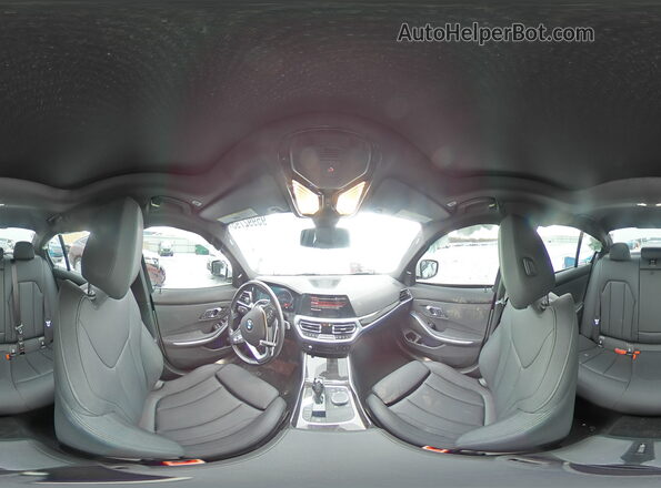 3MW5R7J05L8B19513 2020 BMW 3 SERIES White Widok naklejki z numerem VIN