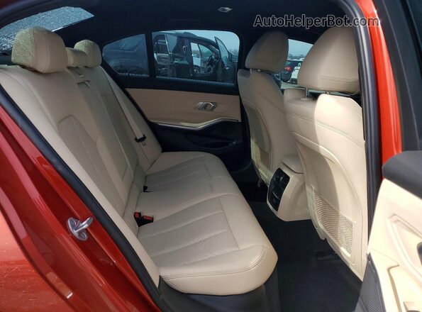 3MW5R7J05N8C24331 2022 BMW 3 SERIES Оранжевый Вид задних сидений