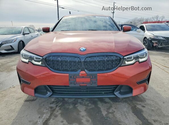 3MW5R7J05N8C24331 2022 BMW 3 SERIES Оранжевый Вид спереди