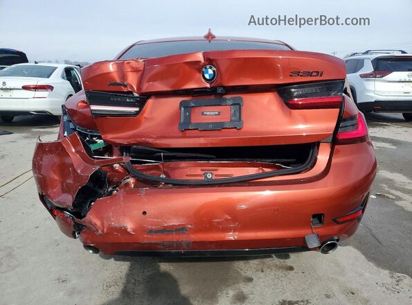 3MW5R7J05N8C24331 2022 BMW 3 SERIES Оранжевый Вид сзади