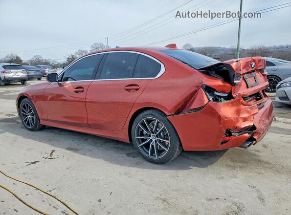 3MW5R7J05N8C24331 2022 BMW 3 SERIES Оранжевый Задняя левая четверть