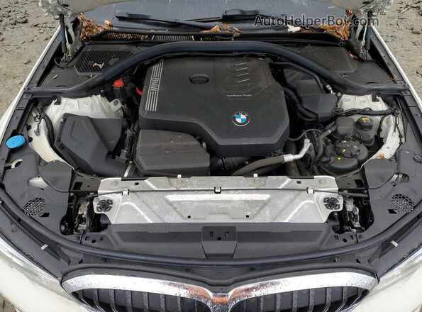 3MW5R7J07L8B09923 2020 BMW 3 SERIES White Widok wnętrza z tyłu