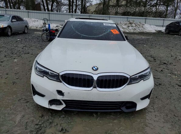 3MW5R7J07L8B09923 2020 BMW 3 SERIES White Widok z przodu