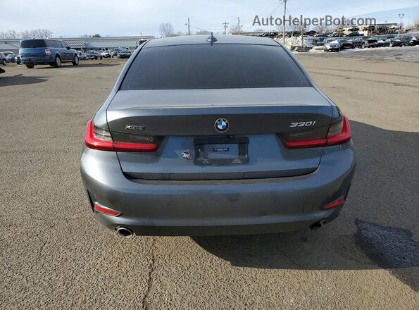 3MW5R7J09M8B55514 2021 BMW 3 SERIES Gray Vista trasera
