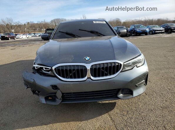 3MW5R7J09M8B55514 2021 BMW 3 SERIES Gray Vista frontal