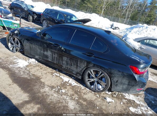 3MW5R7J0XM8B48166 2021 BMW 3 SERIES Black Rear left
