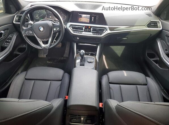 3MW5R7J0XM8B82754 2021 BMW 3 SERIES Black Սարքավորումների վահանակի տեսք