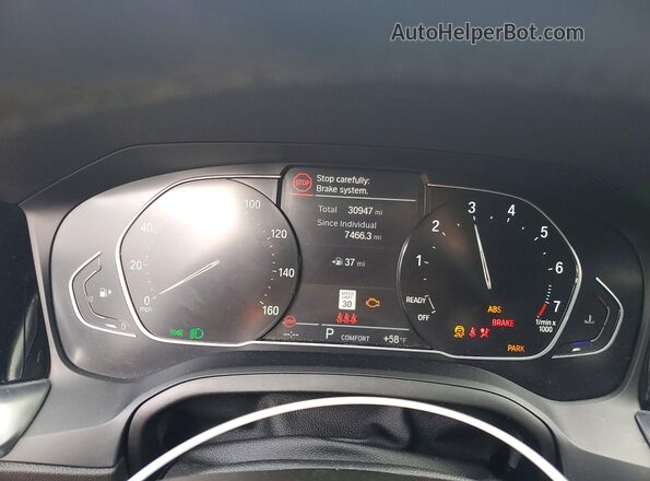 3MW5R7J0XM8B82754 2021 BMW 3 SERIES Black Հետևի նստատեղերի տեսք