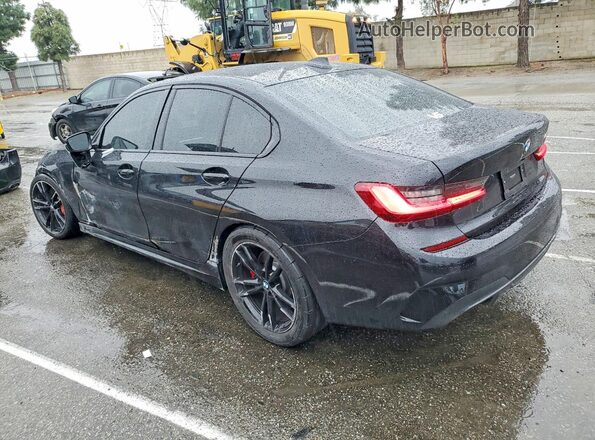 3MW5U7J00M8B85337 2021 BMW M3 Black Trasero izquierdo