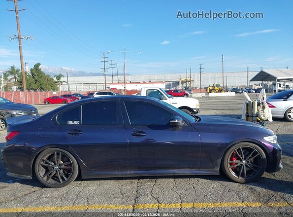 3MW5U7J05M8B53354 2021 BMW 3 SERIES Purple სალონის 360-გრადუსიანი ხედი