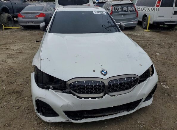 3MW5U7J0XM8B79092 2021 BMW M3 White Դիմացի տեսք