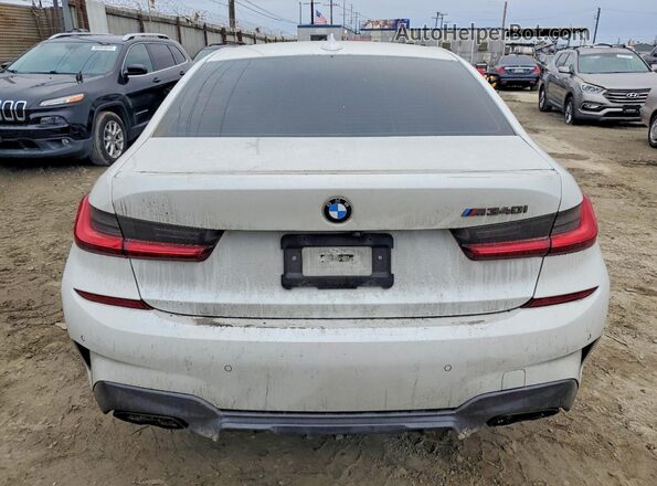 3MW5U7J0XM8B79092 2021 BMW M3 White Հետևի տեսք