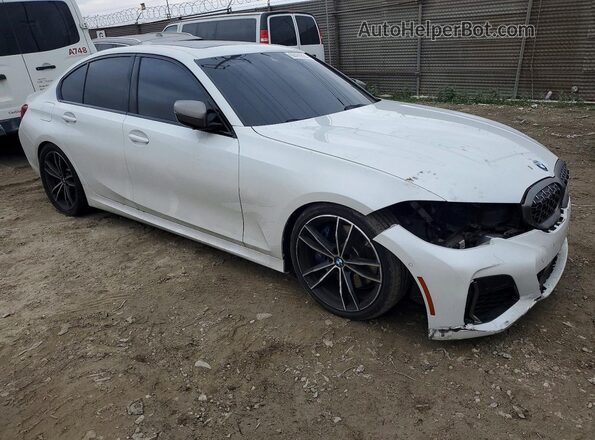 3MW5U7J0XM8B79092 2021 BMW M3 White Առջևի աջ