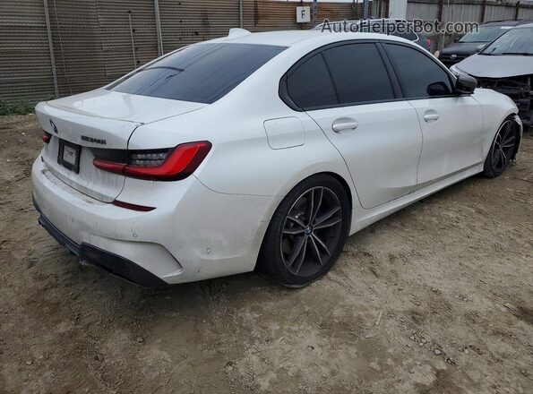 3MW5U7J0XM8B79092 2021 BMW M3 White Հետևի աջ