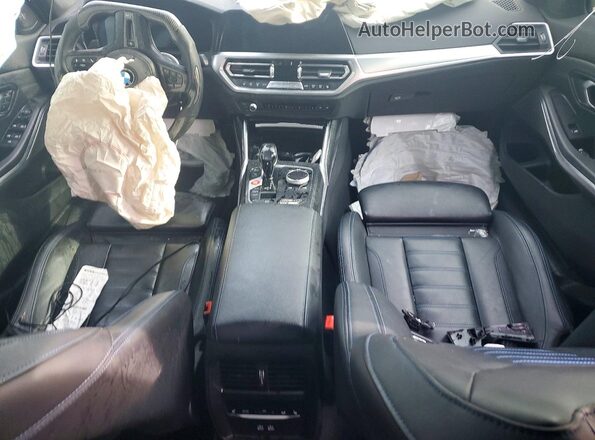 3MW5U9J01M8B62497 2021 BMW M3 Orange Widok deski rozdzielczej