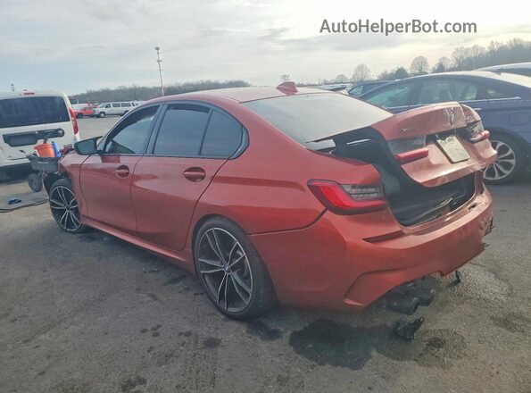 3MW5U9J01M8B62497 2021 BMW M3 Orange Tył lewy
