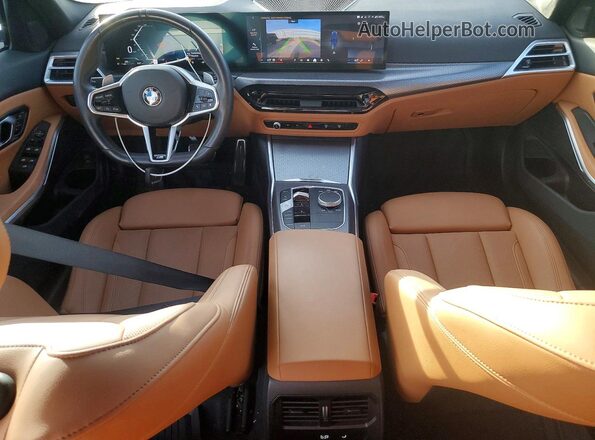 3MW69CW02S8F13636 2025 BMW 3 SERIES Blue Widok deski rozdzielczej